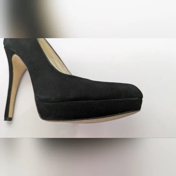 Michael Michael Kors York Suede Pumps Women’s Size 10M Black Stiletto High Heels - Picture 7 of 8
